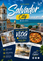 🌴 Salvador City ভ্রমণ — ব্রাজিলের প্রাণবন্ত সংস্কৃতি ও সমুদ্রের শহর