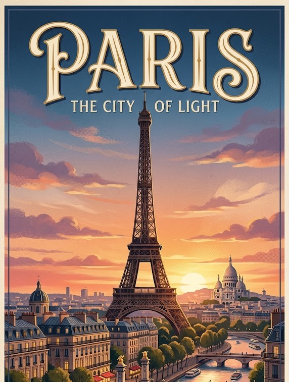 🌍✨ Paris ভ্রমণ – প্রেম, শিল্প আর স্বপ্নের শহর
